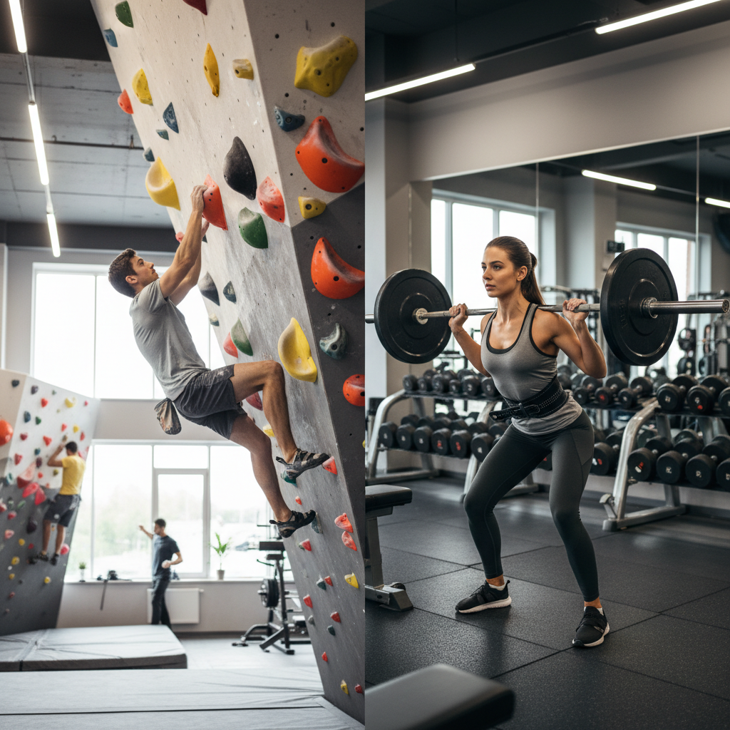 Imagen del artículo: escalada-vs-gimnasio